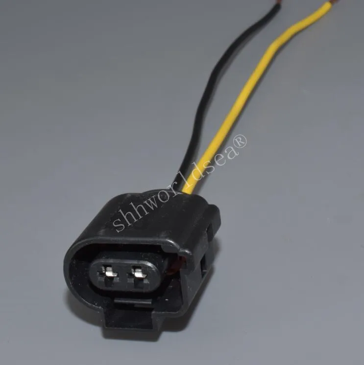 Shhworldsea 1Pcs 2 Pin 3.5mm Female Auto Sensor Wiring Harness Plug 1J0973722A CAR Electrical Waterproof Horn 1J0 973 722 A - купить по