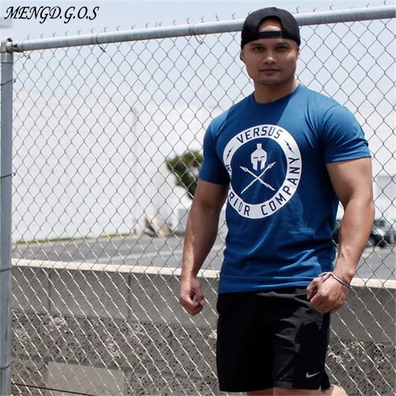 Летняя уличная одежда новая хлопковая Мужская футболка с короткими рукавами