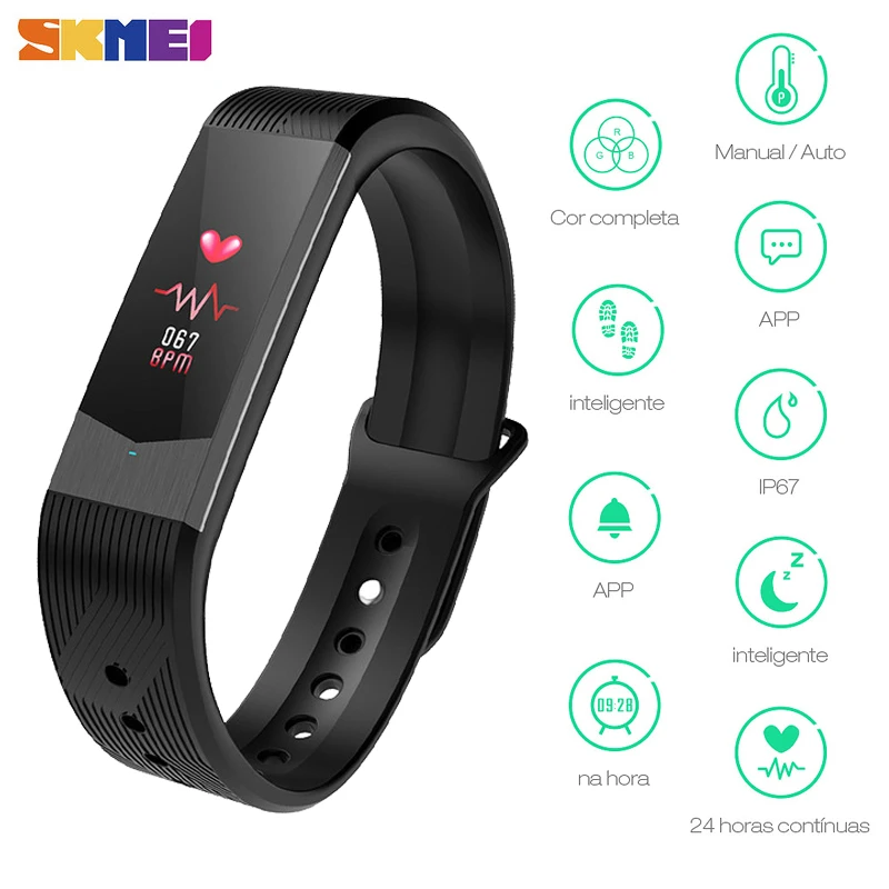 SKMEI B30 Smart Band стиль Для мужчин и Для женщин цифровой Умные Часы светодиодный несколько многочисленные функции Водонепроницаемый человек brecelet Relogio Masculino