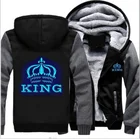 Новинка 2022, светящаяся плюшевая толстовка с капюшоном в виде короны, кардиган, пальто стандартного размера США