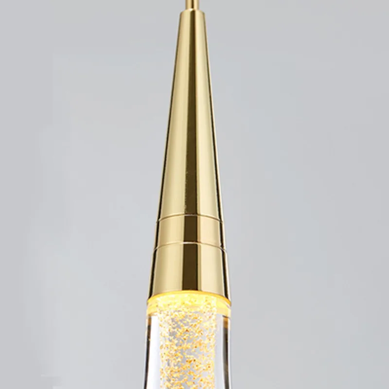 2019 популярные дизайнерские светодиодный капли воды подвесной светильник