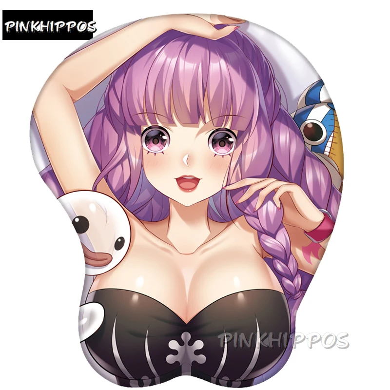 

PINKHIPPOS Perona Anime 3d mousepad anime Perona Silicone Breat Mouse Pad Wrist Rest Mouse mat Mousepad