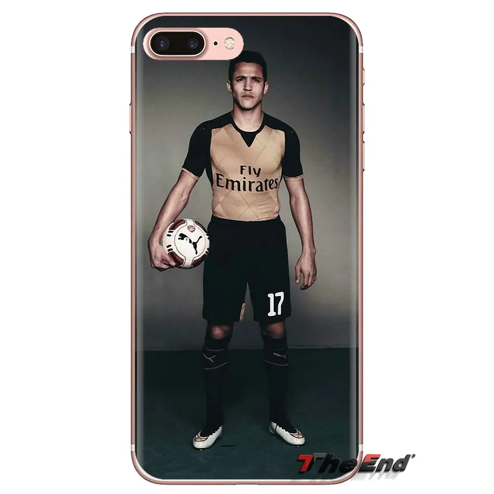 Прозрачный чехол из термополиуретана с Чехлы Алексис Санчез Футбол Star для