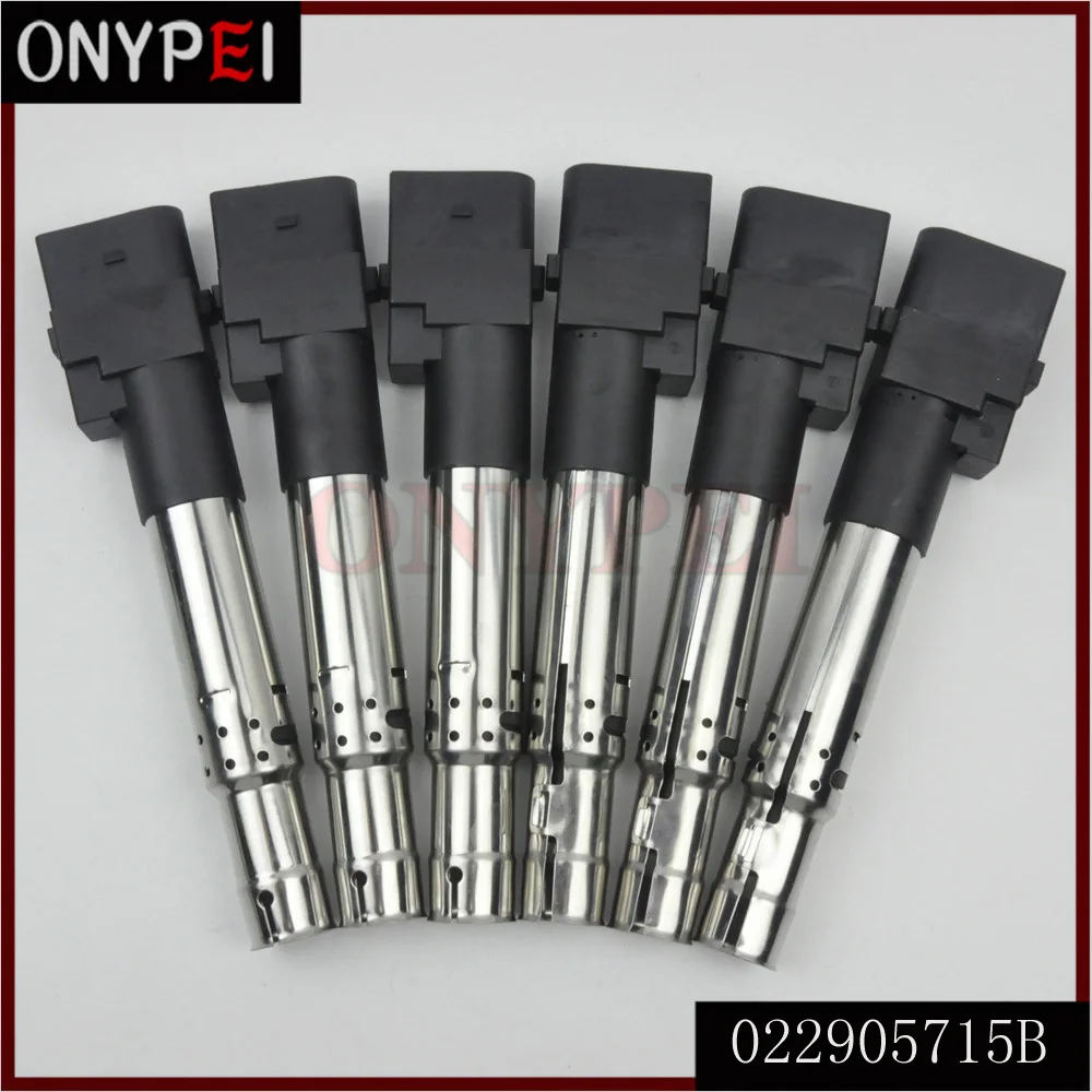 Катушка зажигания для EOS A3 TT Quattro 022 905 715 B 0222 b 95560210105 729 43003 244 6 шт.|Катушка зажигания|