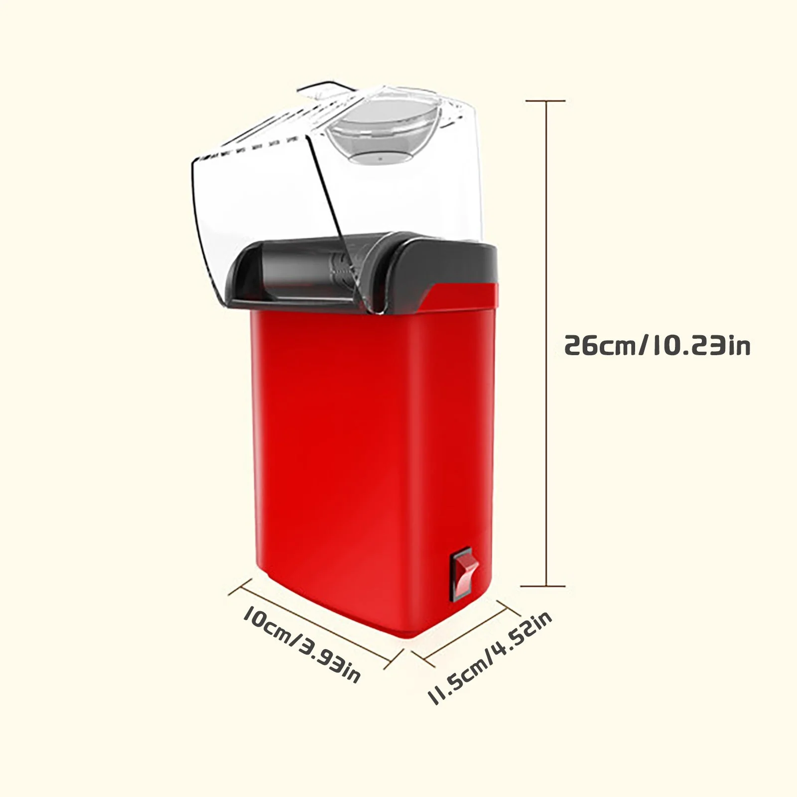 

Mini DIY Popcorn Machine New Home Hot Air Popcorn Popper Maker Microwave Machine Delicious & Healthy Gift Idea for Kids