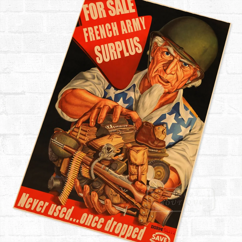 Пропагандистский постер Your For Victory Дядюшка Сэм Второй мировой войны винтажные