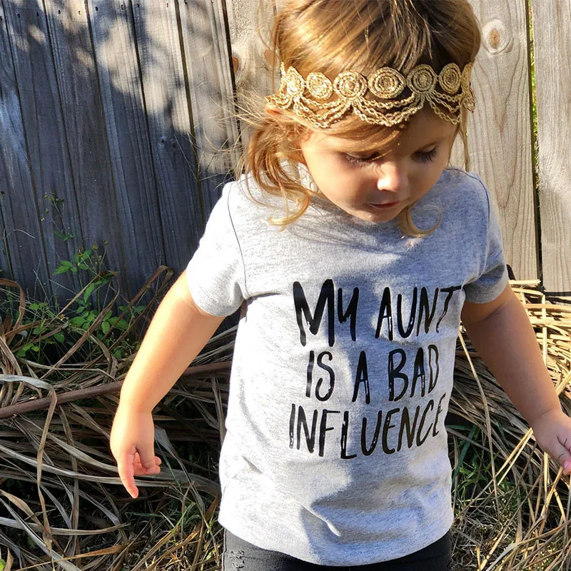 Летняя Детская футболка с короткими рукавами и принтом забавная надписью I have the