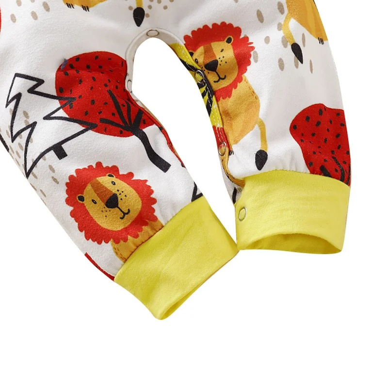 Новая модная одежда для маленьких мальчиков и девочек хлопковый комбинезон с