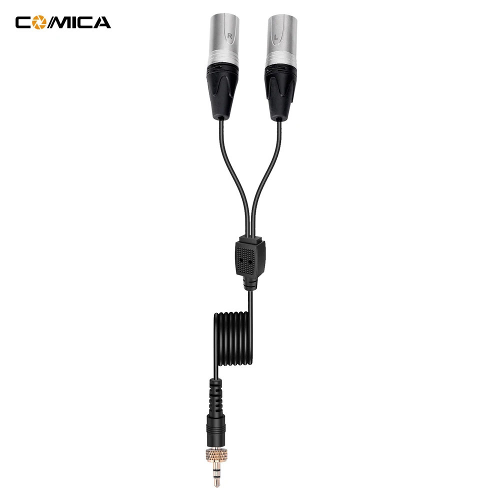 COMICA CVM DS XLR 3 5 мм выходной кабель с двойной головкой для камеры видеокамеры