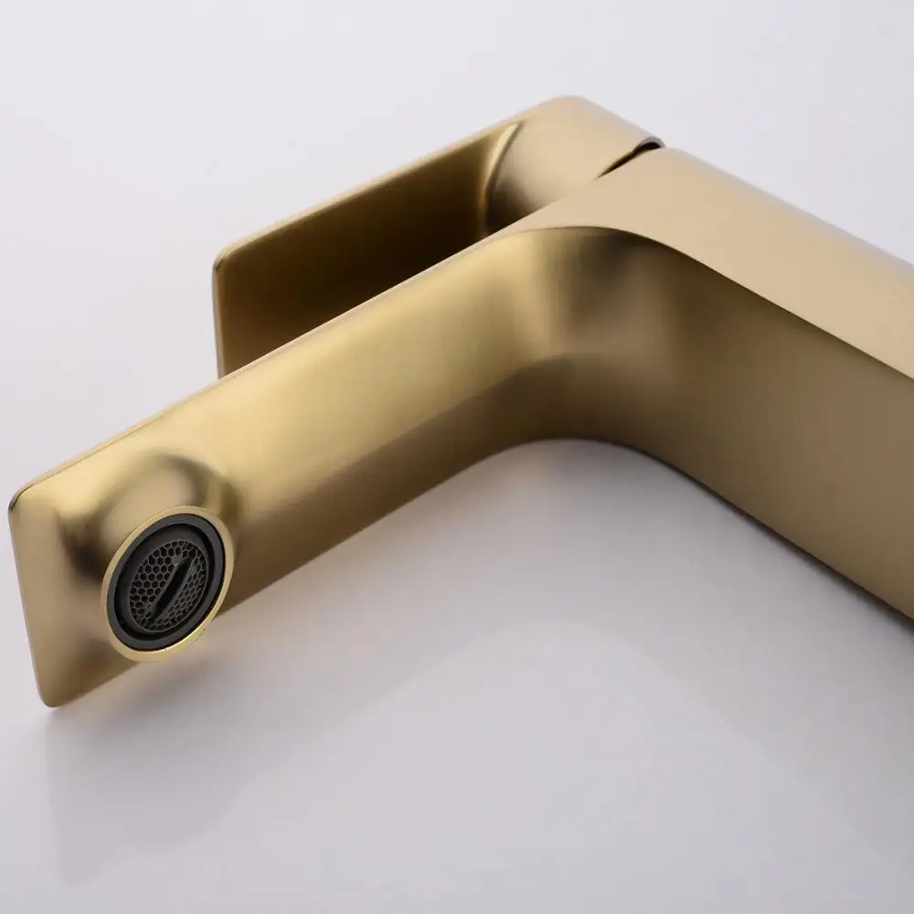 Смеситель для ванной комнаты Sky Rain Модный кран золотистого цвета с матовой