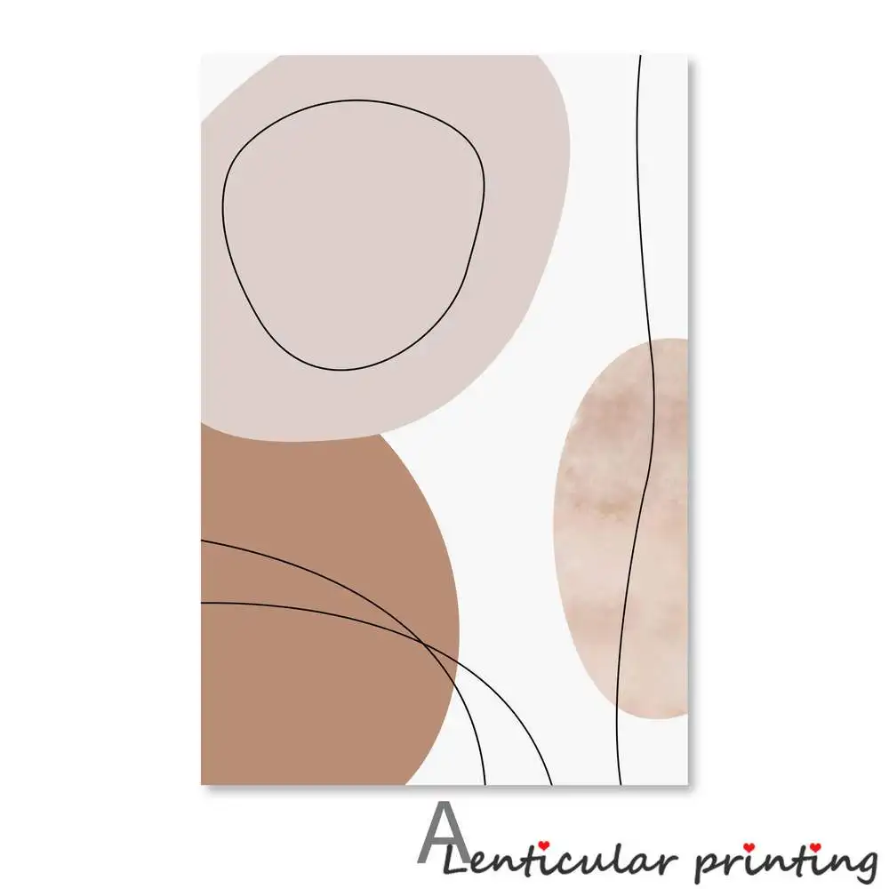 Абстрактный пастельный постер современная картина украшение для гостиной