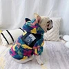 New French Bulldog Pet Dog Camouflage Jacket Coat Winter Warm Clothes Hoodie Apparel for Small Medium Dogs Corgi Pug YHC90 2
