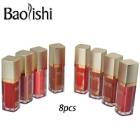 8 colors matte red velvet lip gloss waterproof long lasting liquid lipstick set tint makeup cosmetics