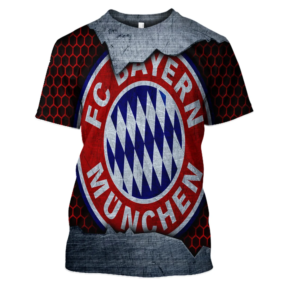 LBG новая 3D печать Bayern Munich Футболка мужская и женская модная спортивная футболка