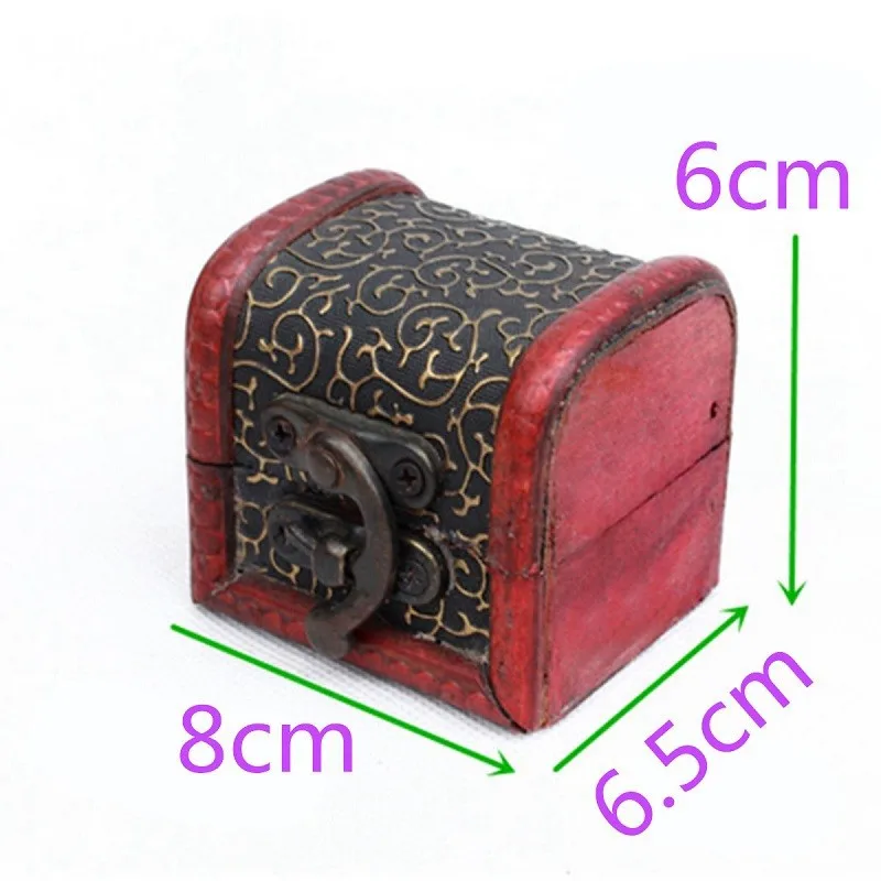 Free Shipping Vintage Jewelry Box Jewellery Organizer Storage Case Mini Container Decorative Wooden Beauty Boxes | Дом и сад