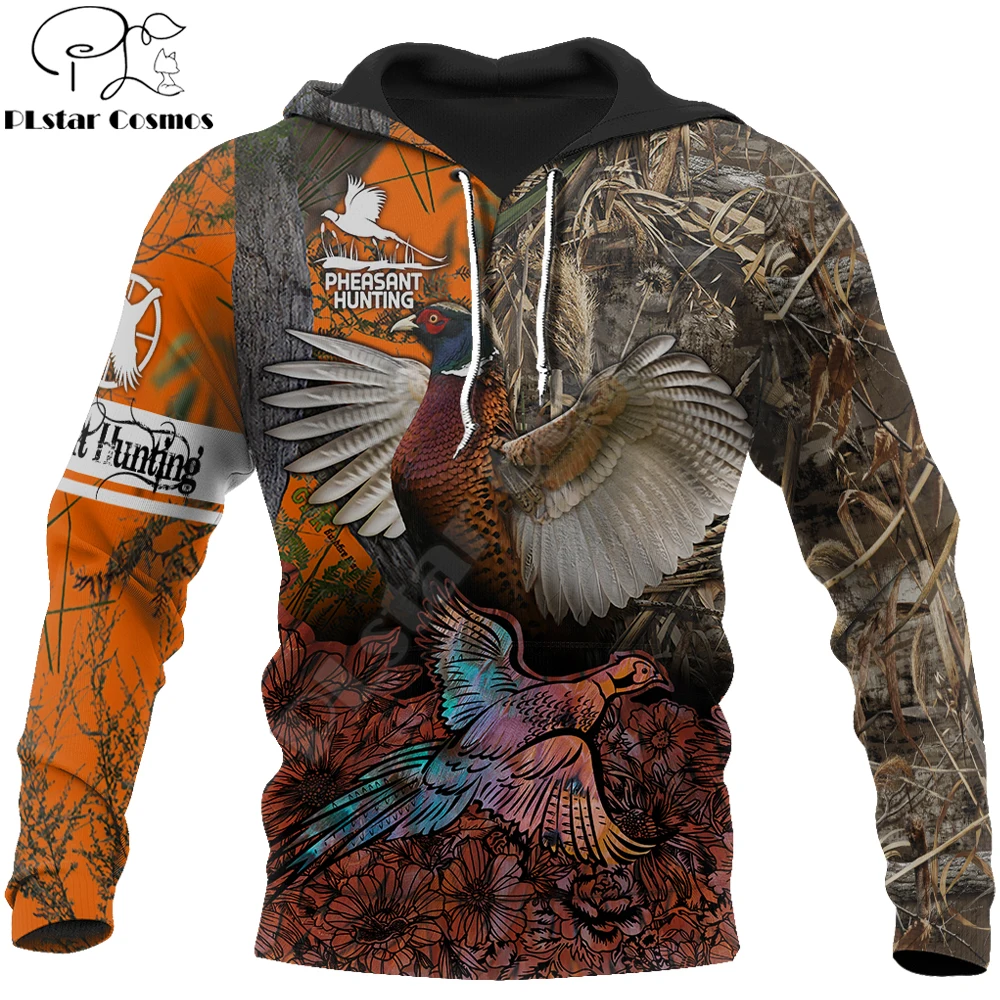 

Pheasant hunting 3D All Over Printed Mens autumn Hoodie Harajuku Unisex Casual Pullover Streetwear Jacket Tracksuits DK166