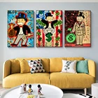 Alec граффити Монополия деньги улица Искусство Печать на холсте картина на стену Современная гостиная украшение для дома плакат