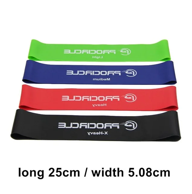 Нескользящая эластичная лента для фитнеса экспандер 4 шт.|Эспандеры| |