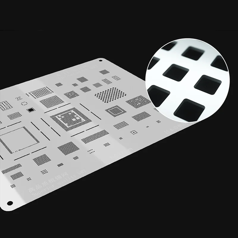 Kaisi 0 12 мм BGA реболлинг Набор для пайки шаблон iPhone процессор A8 A9 A10 A11 A12 A13 11Pro/Макс XS XR