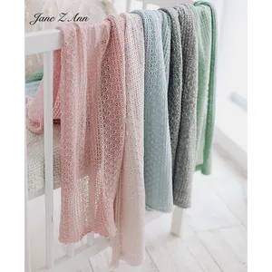 Полый шерстяной вязаный тканевый фон для фотосъемки новорожденных Jane Z Ann