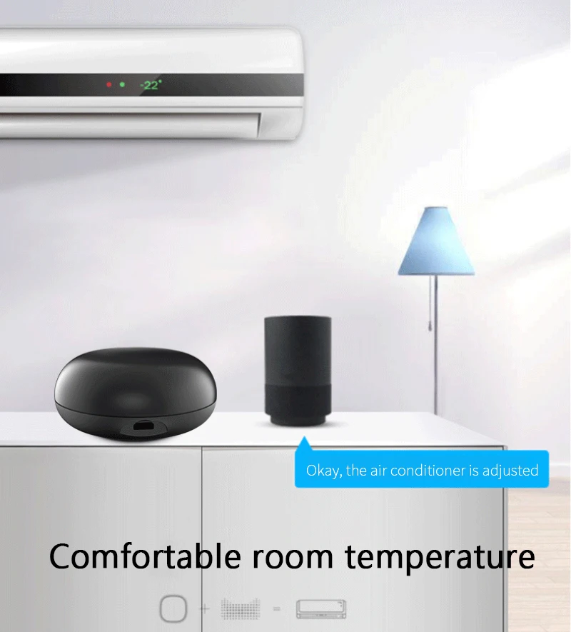 

Tuya WiFi IR Remote Controller Mini Smart Home Remote Control Switch For TV Air Conditioning Voice Control For Alexa Google Home