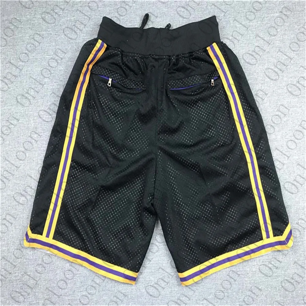 

Mens American Basketball Short Angeles Embroidery Shorts Sport Pantalones Cortos Hombre short basket