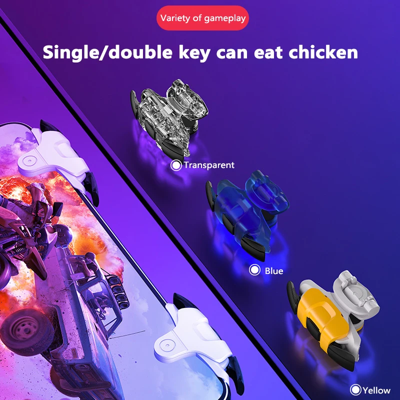 

Portable PUBG Game Controller Gamepad Mobile Phone L1 R1 Trigger Shooting Aim Key Button Gamepad Joystick For IOS Android