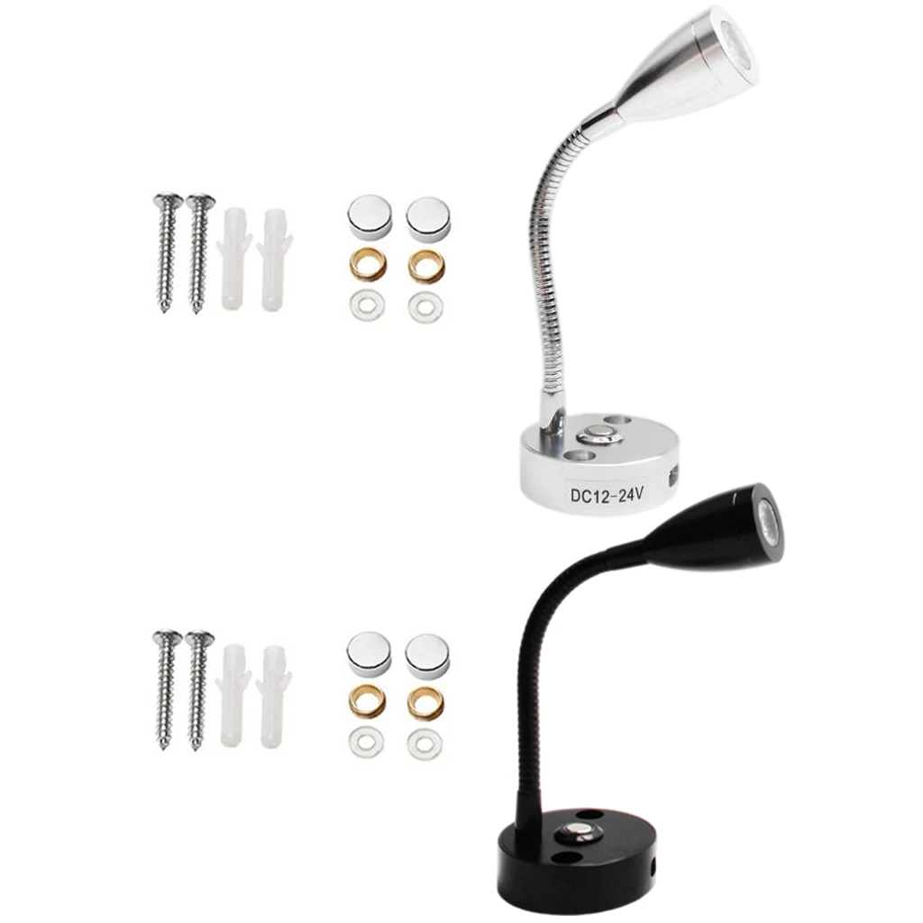 

RV Reading Light with USB Charging Port Gooseneck for Boat