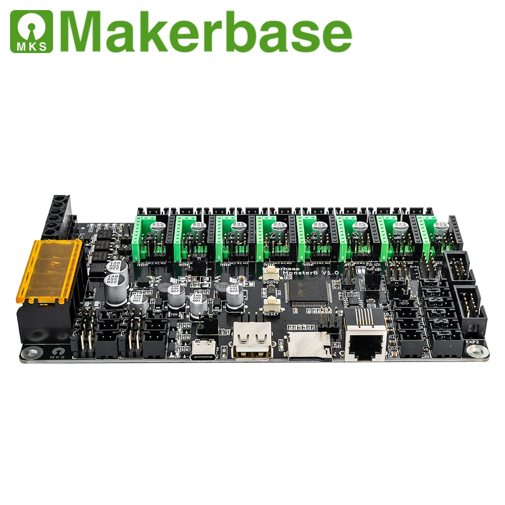 Makerbase MKS Monster8 32 бит 168 МГц F407 плата управления запчасти для 3D-принтера 8 осей Voron Marlin