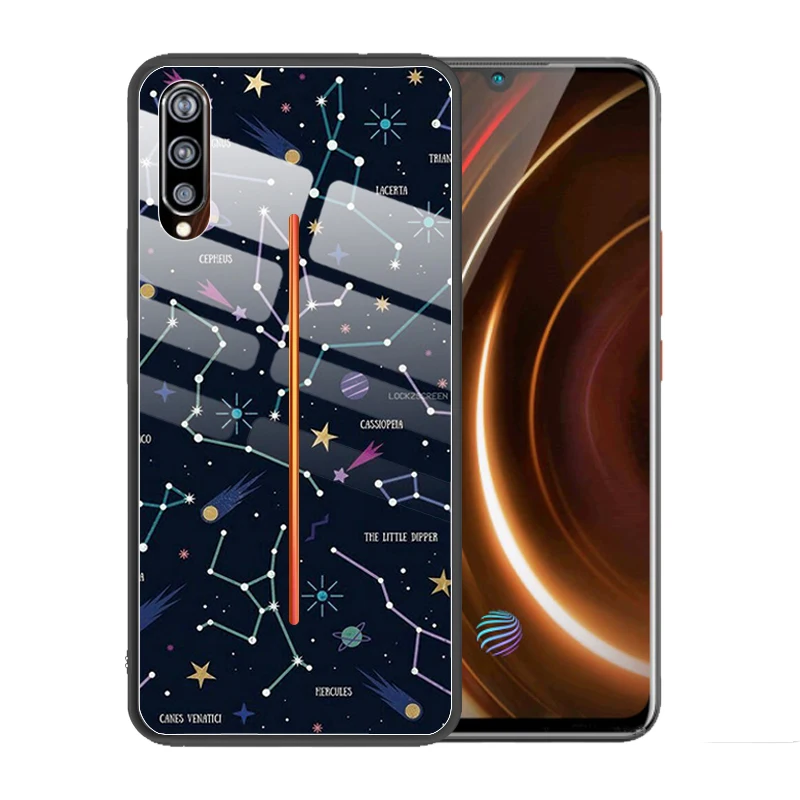 Роскошное закаленное стекло для Vivo iQoo Neo Z5 Y7S V11 V17 Pro 1804 X21S Y85 Y17 Y19 U3 чехлы задняя