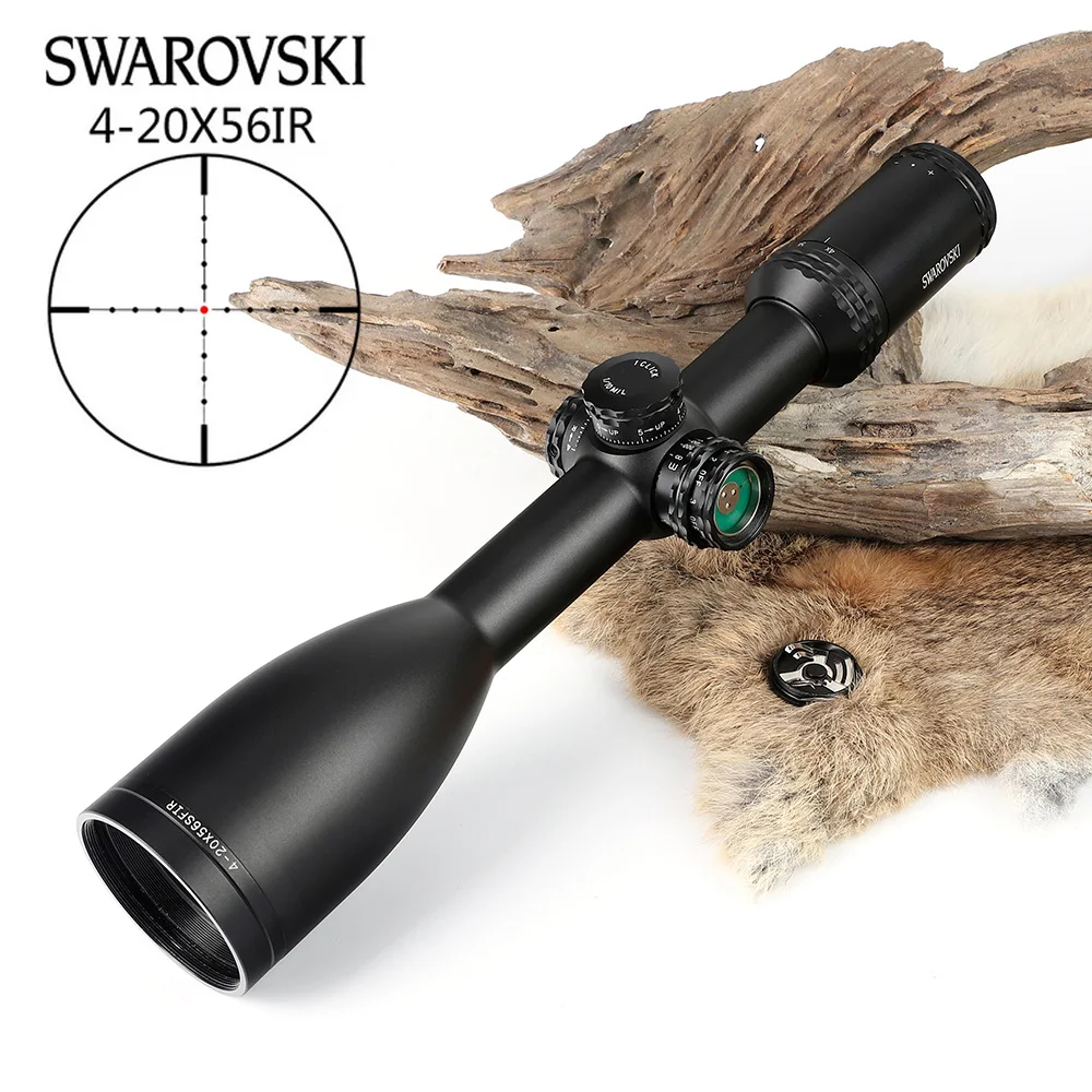 Имитация Swarovskl 4-20x56 SFIR оптические прицелы Mil Dot glass Crosshairs тактический прицел оптические прицелы для охотничьих ружей
