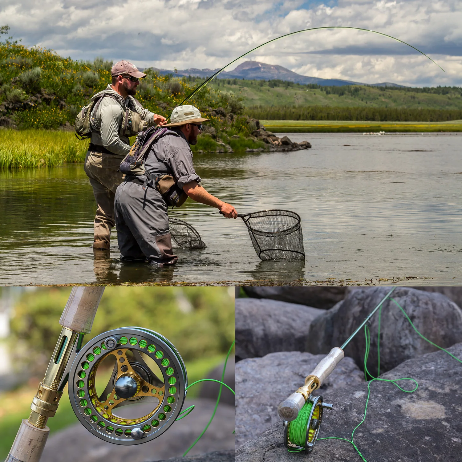 

Sougayialng 7/8 Fly Fishing Combo Portable 4 Sections Carbon Fiber Fishing Rod 2+1BB Fly Reel Line Lure Bag Full Accessories Set