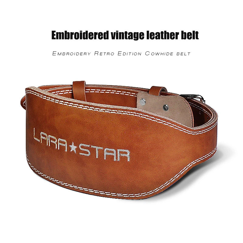 Maxairms Durable Leather Weight Lifting Belt Dumbbells Gym Fitness Squat Deadlift Weightlifting Bodybuilding | Спорт и развлечения