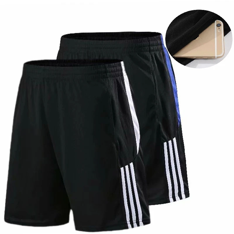 

Summer Men Sport Running Striped Shorts Jogging Fitness Racing Jogger Shorts Football Training Athletics Quick Dry Shorts
