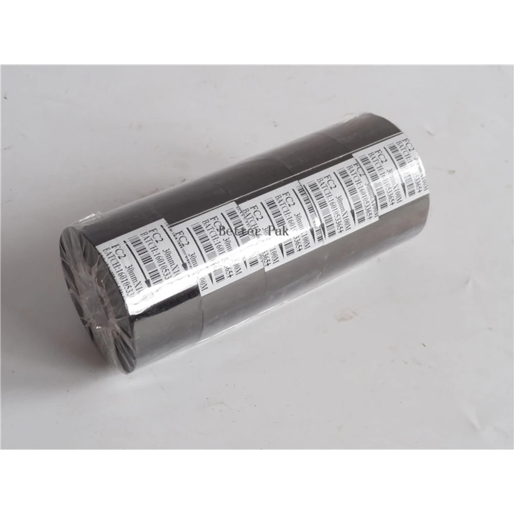 FC2 30 мм x 100 м кодирующая машина цветная лента RCIDOS черная следуйте упаковочной