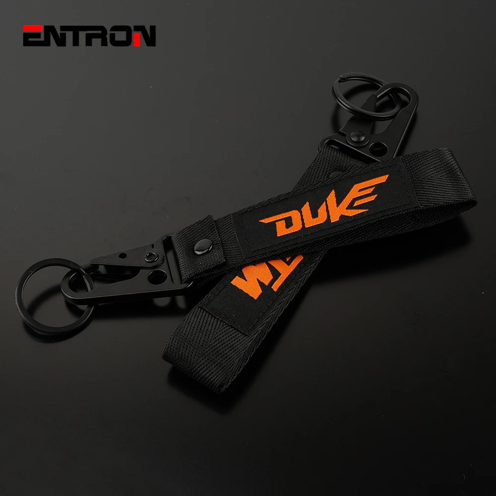 

Duke Embroidery Keyring For KTM Duke 125 390 690 200 790 RC200 RC3125 RC390 RC690 990 1190 1090 1290 1050 Keychain Universal