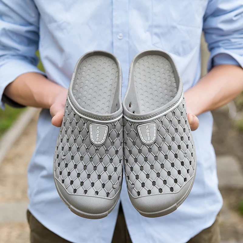 Мужские Пляжные шлепанцы для сада и пляжа Классические сандалии плавания обувь с