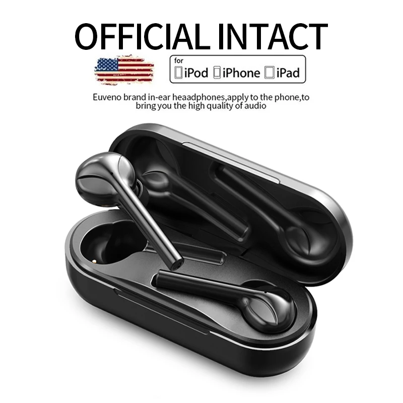 

Настоящие беспроводные Bluetooth-наушники, гарнитура для спорта, бега, игровой плеер, водонепроницаемые с микрофоном, шумоподавляющие наушники-...