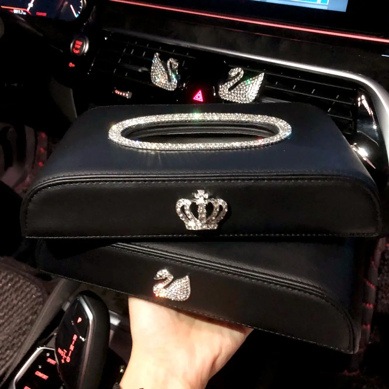 Автомобильная коробка для салфеток товары салона автомобиля креативный