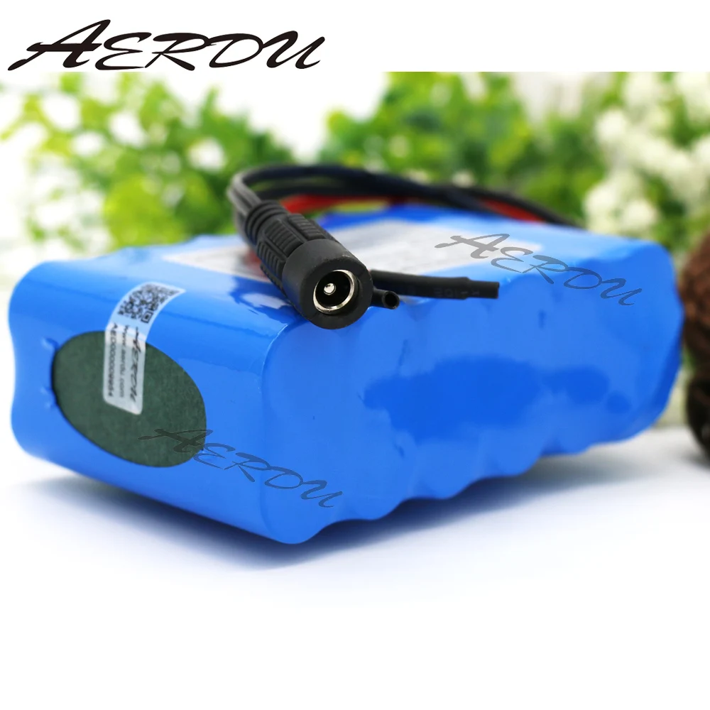 

AERDU 6S2P Lithium Batteries 24V 5Ah 25.2V Support 180w Electric Motor Bicycle Ebike Scooter Toys Drill Etc with BMS DC5521 Pulg