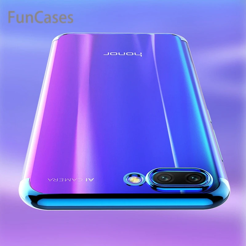 Huawei Honor 9 Lite 10 Funda Силиконовое тонкое прозрачное покрытие Мягкий ТПУ чехол huawei 8 8Pro