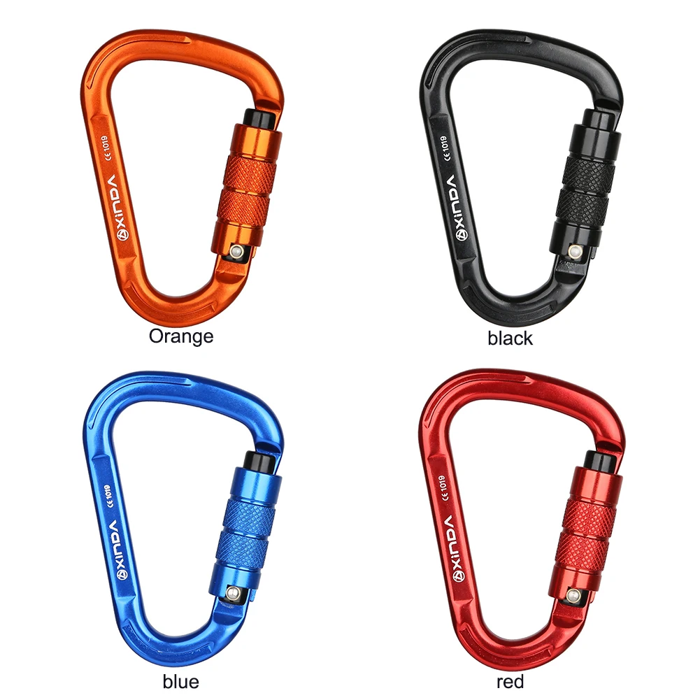 

25KN O Shape Safety Auto Master Lock Carabiner Outdoor Rock Climbing Buckle Carabiner Outdoor Rock Climbing Equipment Lock