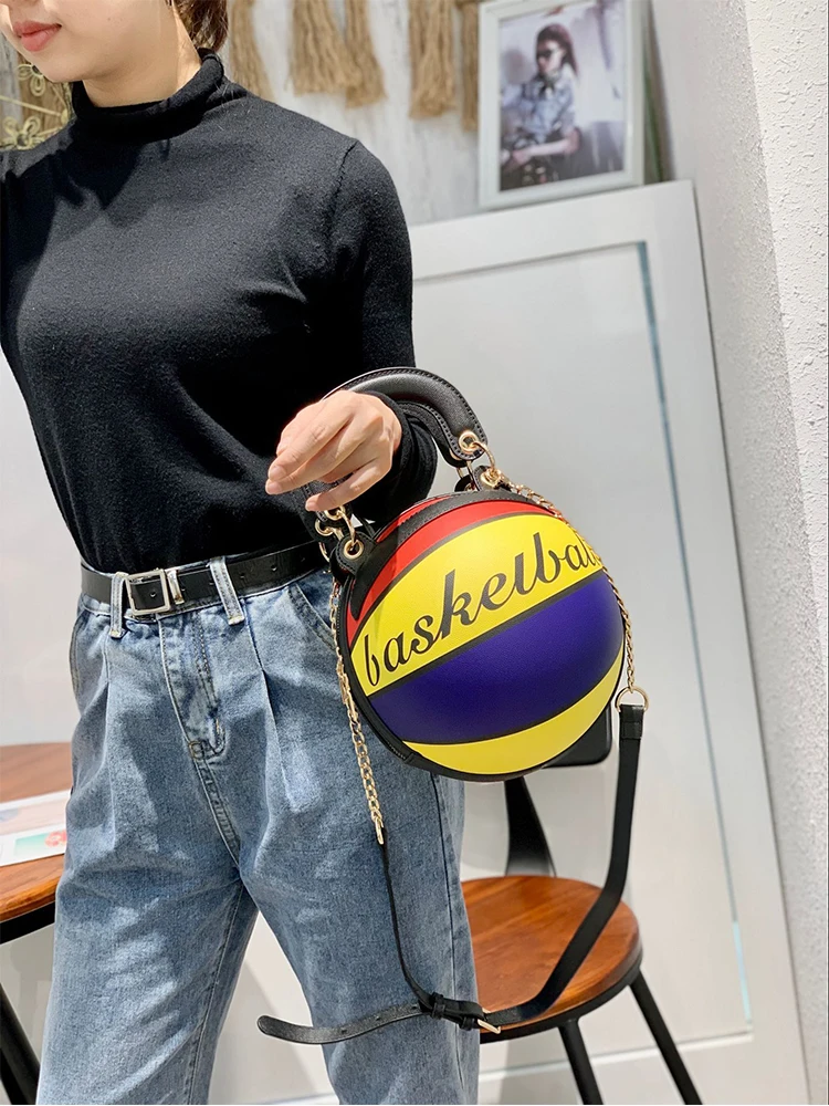 Tragbare Basketball-Netz-Netztasche Crossbody Oxford Bag Durable Cloth Y3S9 