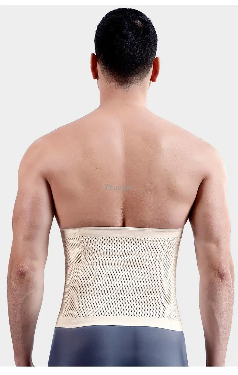 5XL Men Slimming Belt Body Shaper Waist Trainer Tummy Trimmer Corset For Abdomen Belly Band