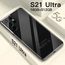 Global Version S21 Ultra Smartphone 16GB+512GB Android 10 Core Smart phones Unlocked 5G Mobile phones Celulares Cellphones