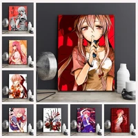 anime mirai nikki future diary poster canvas decoration painting home wall living study room child room bedroom home decor