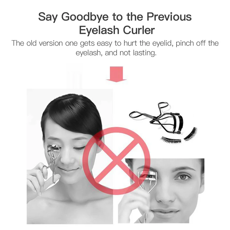

2 In 1 Electric Heated Eyelash Curler Face Massager Roller Long Lasting Portable Eye Lashes Curling Tool Enhancer Pen Battery 46
