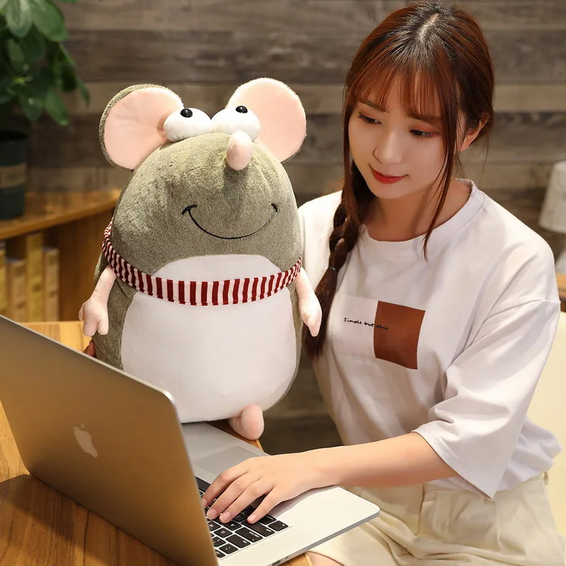 Kawaii Mouse подушка талисмана мягкая плюшевая набивная кукла животные игрушки для