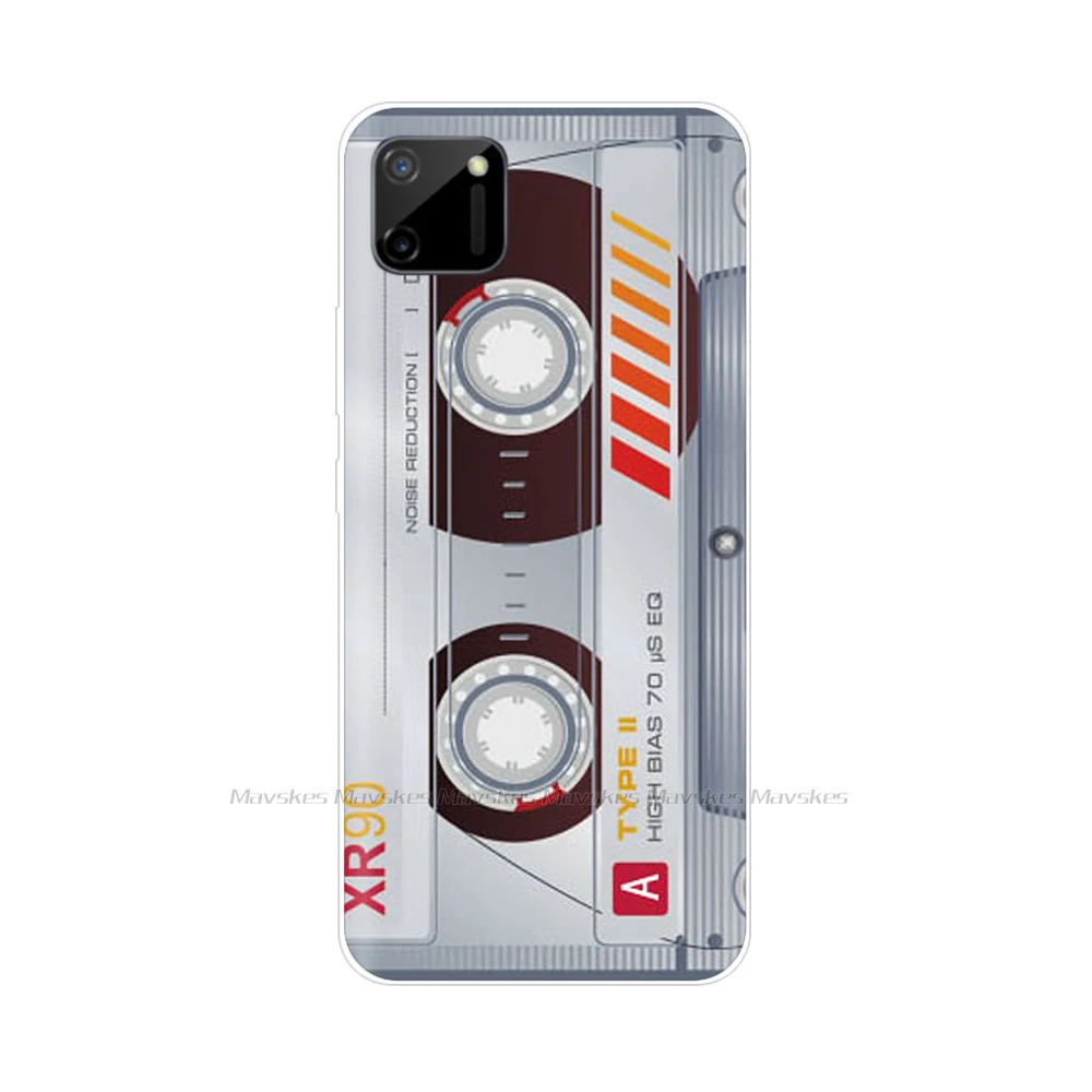 for Realme C11 Case Soft Silicone Cute Cartoon TPU Cover Phone Case For OPPO Realme C11 RMX2185 Real me C 11 RealmeC11 Bumper