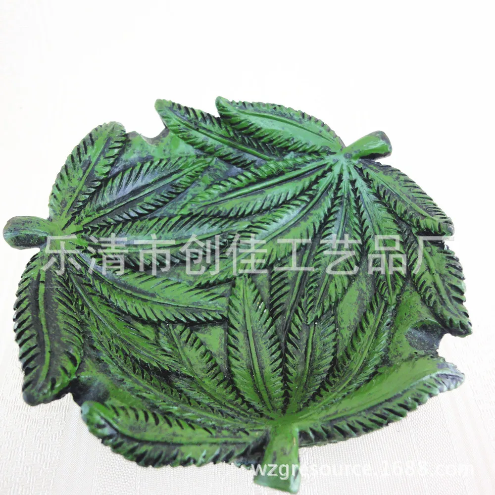 Пепельницы из смолы в форме сорняков для измельчения трав водоснабжения табака